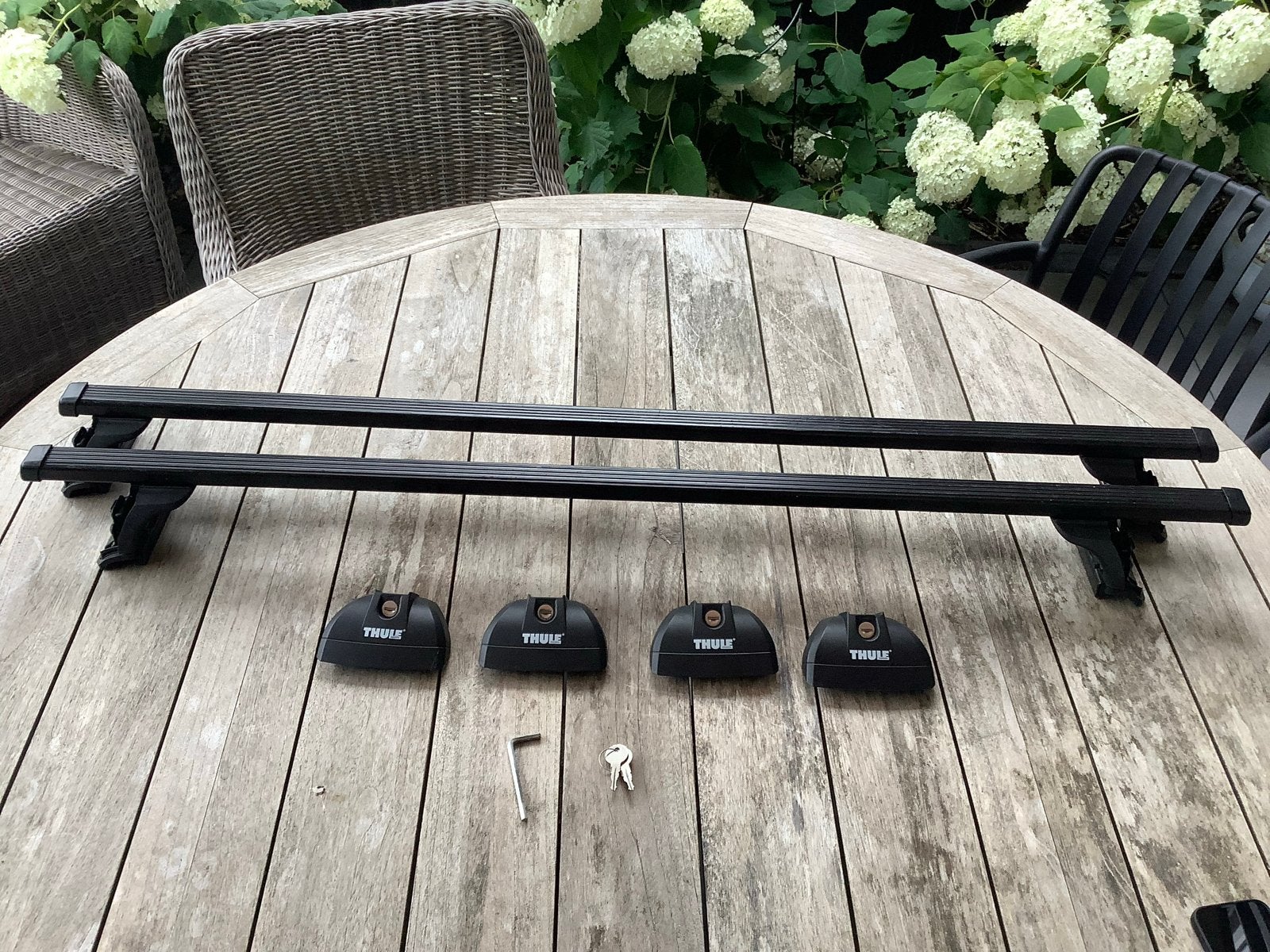 Thule dakdragers voor Audi A4 B8 Avant, Ophalen, Zo goed als nieuw