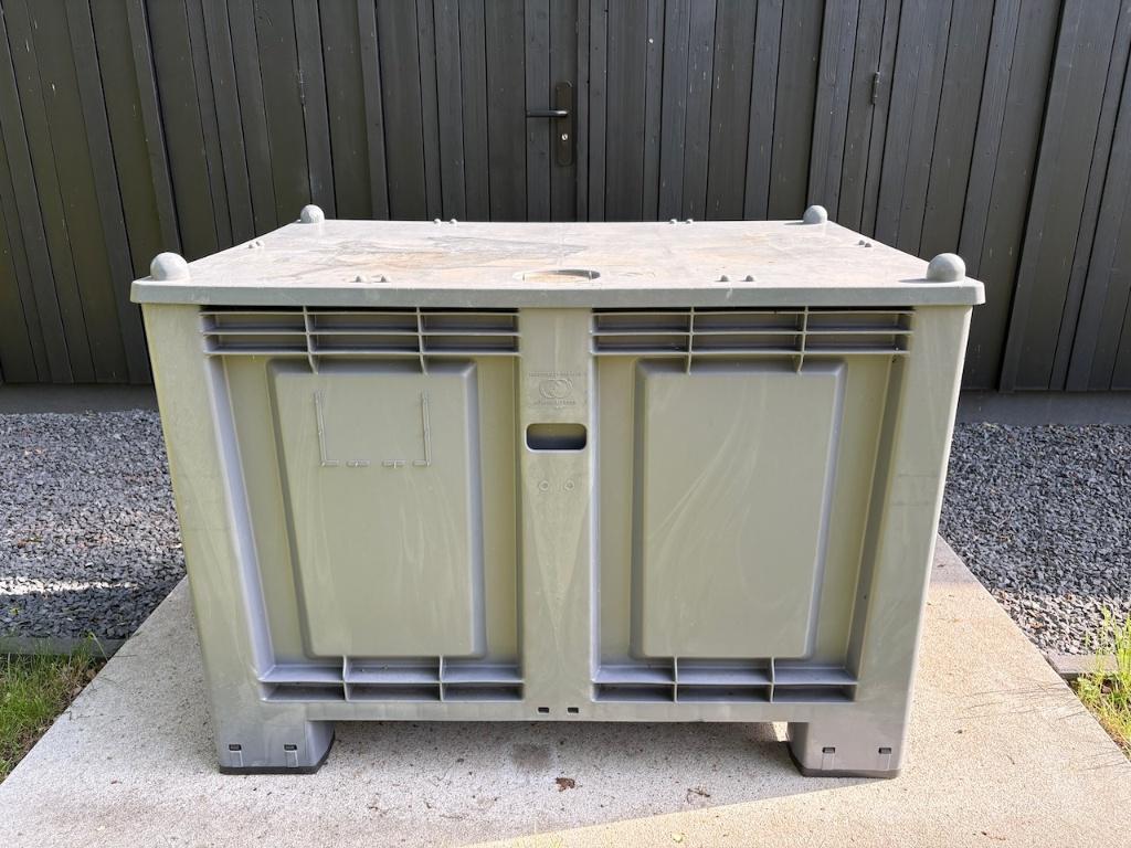 Stapelbare palletkist 550 liter Euroformaat (120x80) +deksel, Ophalen, Gebruikt, 100 cm of meer, 60 cm of meer