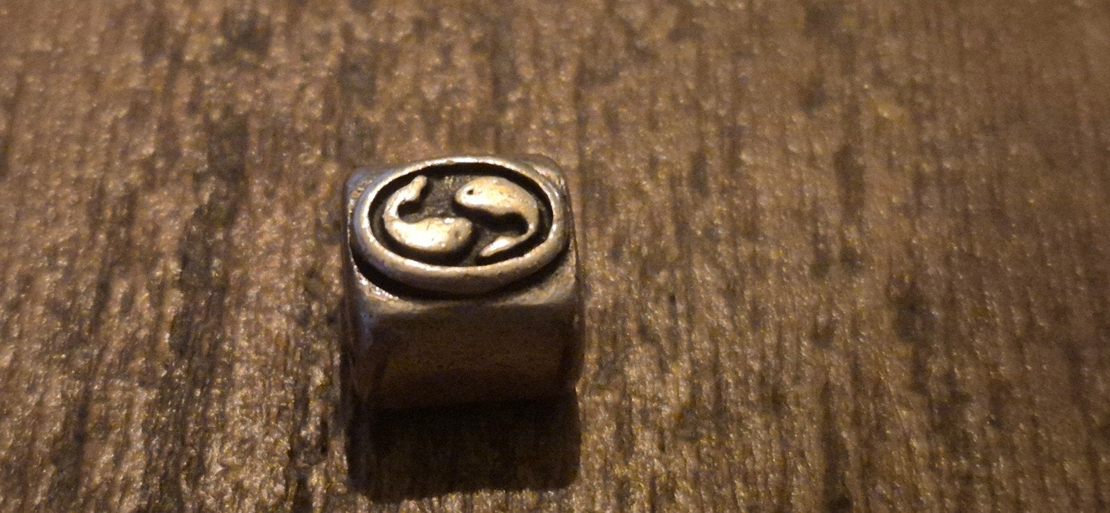 Pandora 925 Sterling Zilver Sterrenbeeld Vissen Bedel, Gebruikt, Pandora, Ophalen of Verzenden, 1 bedel