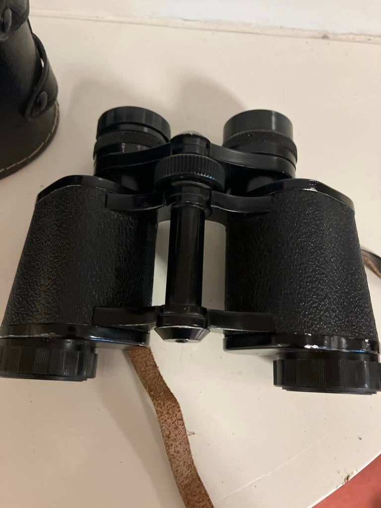 Kalimar 8x30 Verrekijker - Coated Optics met Tas, Gebruikt, 8 tot 12x, Met hoes of tas, Porro (met knik)