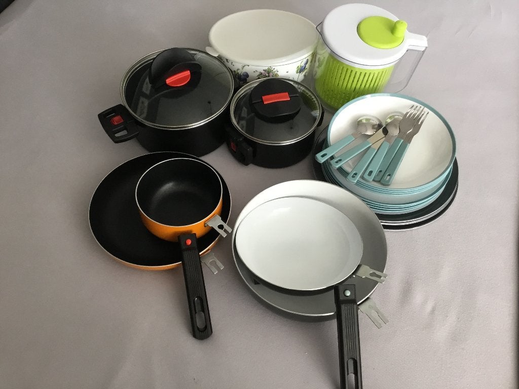 Camping keukenset, Ophalen, Zo goed als nieuw