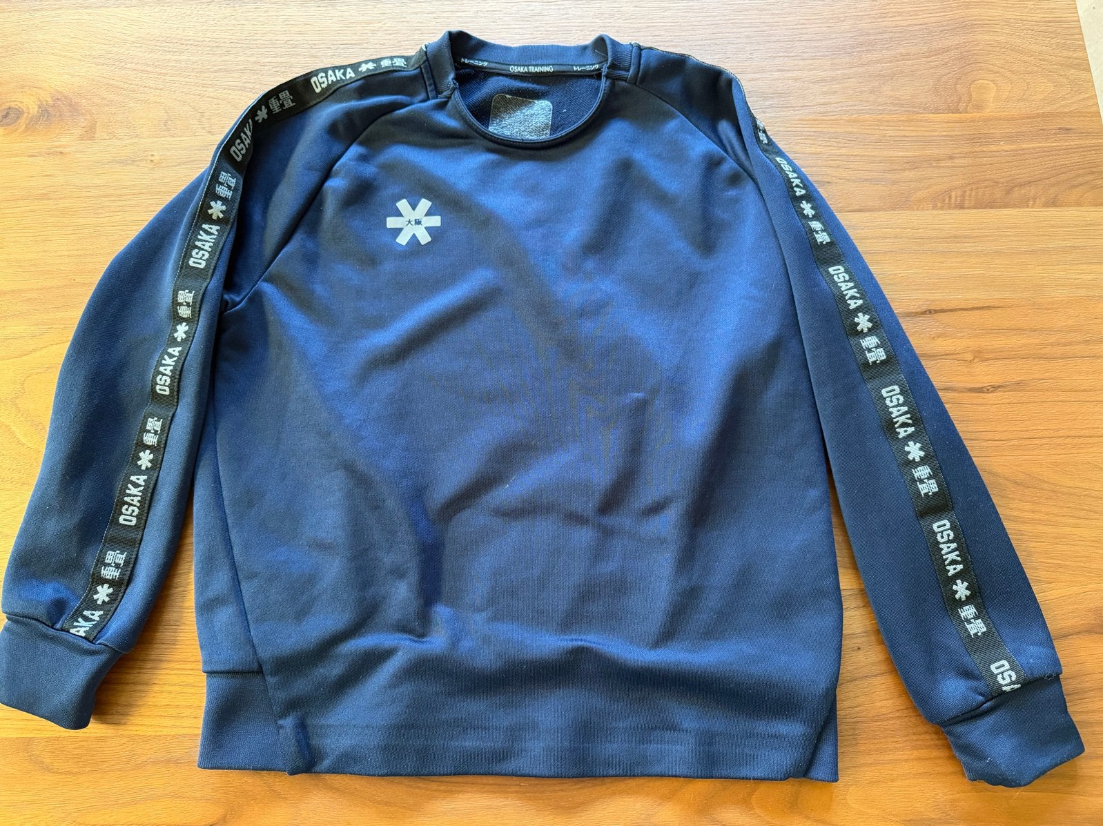 Osaka hockeytrui - Maat 134 kind, Kleding | Heren, Ophalen of Verzenden, Zo goed als nieuw, Maat 48/50 (M), Blauw