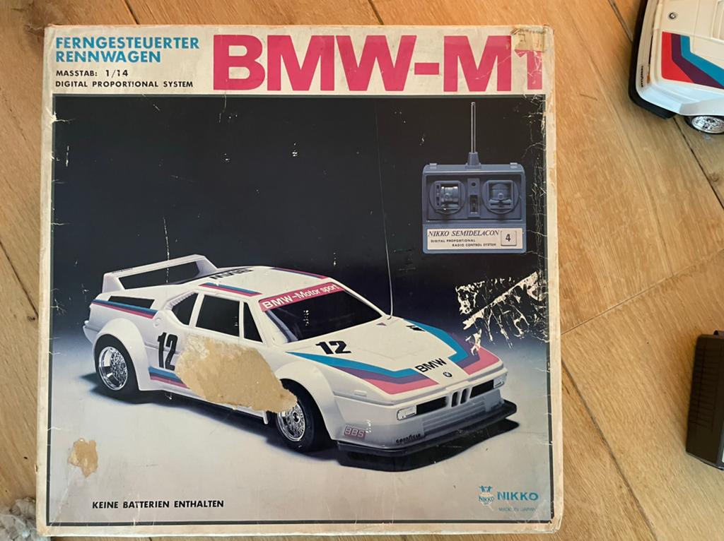 Nikko BMW M1, Ophalen of Verzenden, Zo goed als nieuw, Overige schalen, Auto onroad