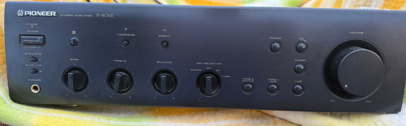 Pioneer stereo versterker A-404R, Gebruikt, Ophalen of Verzenden, Pioneer, Minder dan 60 watt