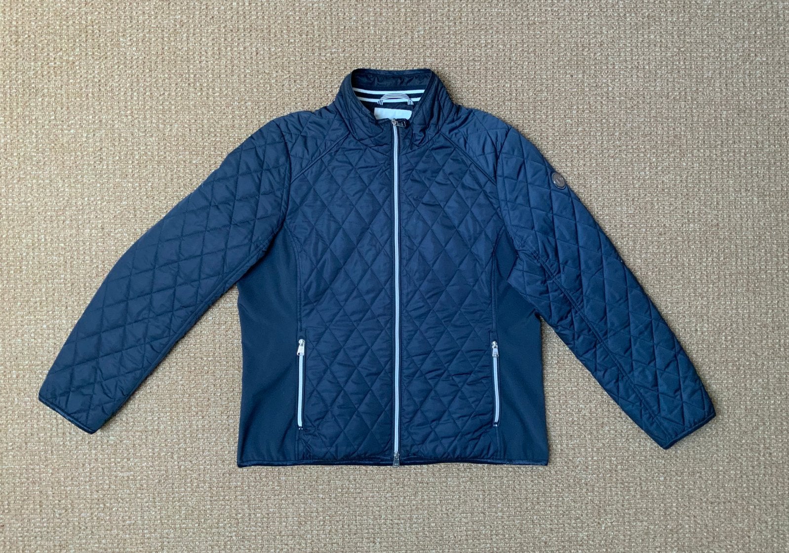 HV SOCIETY Jas Donkerblauw dames maat 44, Kleding | Dames, Jassen | Zomer, Ophalen of Verzenden, Blauw