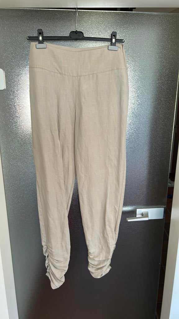 Pantalon Sarah Pacini maat 36-38, Legging, Maat 36/38 (S), Beige, Ophalen of Verzenden