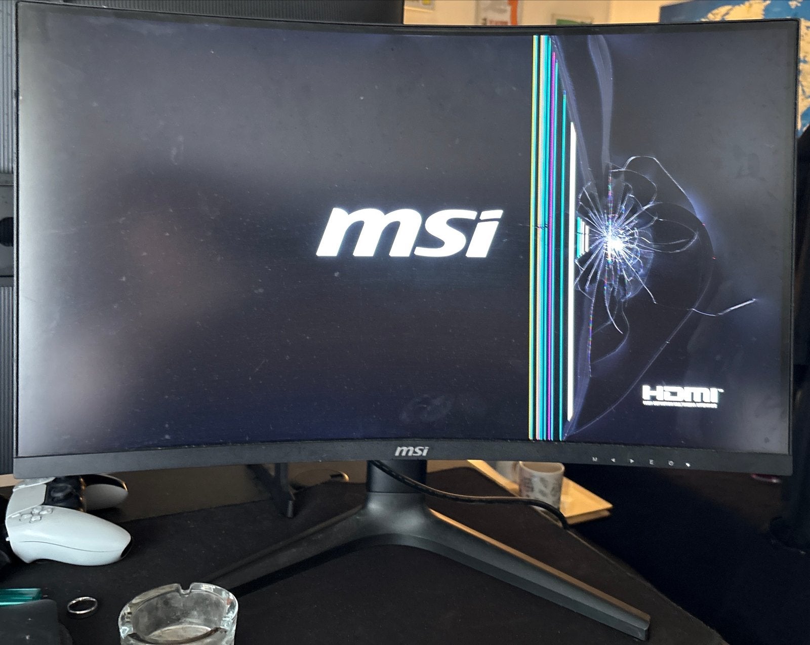 MSI Optix G271C Gaming Monitor - Defect, Computers en Software, Monitoren, Gaming, 101 t/m 150 Hz, Curved, Full HD