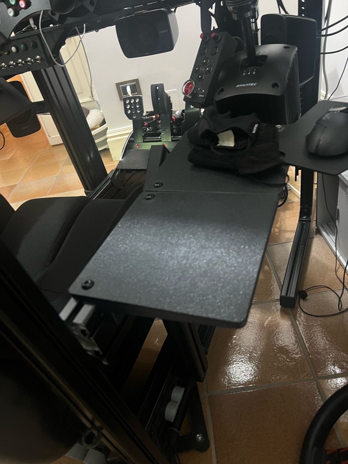 Sim Racing Muisplateau | 200x200mm | 40x40 & 80x40 Profielen, Houder/standaard, Bassanti Prints, Bassantiprints@gmail.com, Nieuw