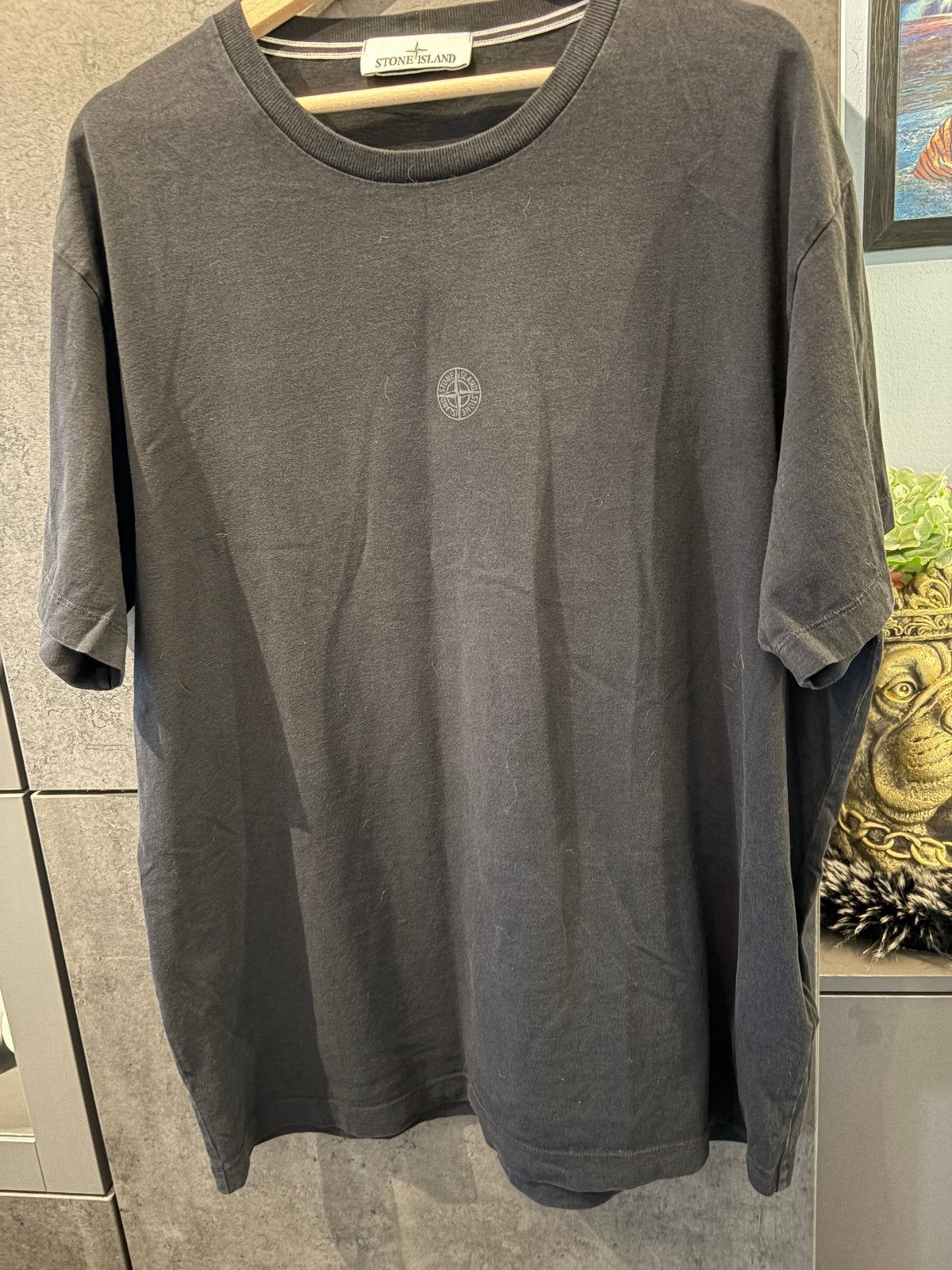 Te koop mooi Stone Island t-shirt maat 3xl, Kleding | Heren, Ophalen of Verzenden, Zo goed als nieuw, Overige maten, Zwart