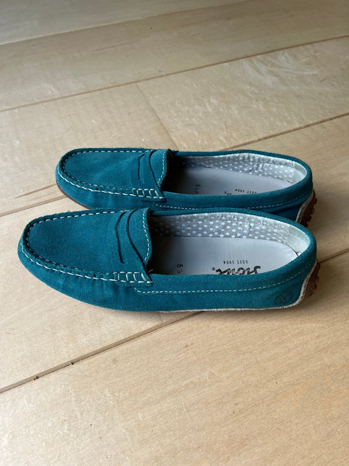 Sioux mocassins dames schoenen maat 5,5, Instappers, Ophalen of Verzenden, Zo goed als nieuw, Groen