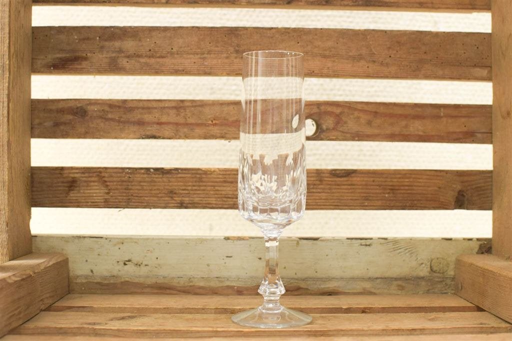 6 stuks Hooghoudt Champagne glazen 50519, Gebruikt, Ophalen of Verzenden, Bord(en), Overige stijlen