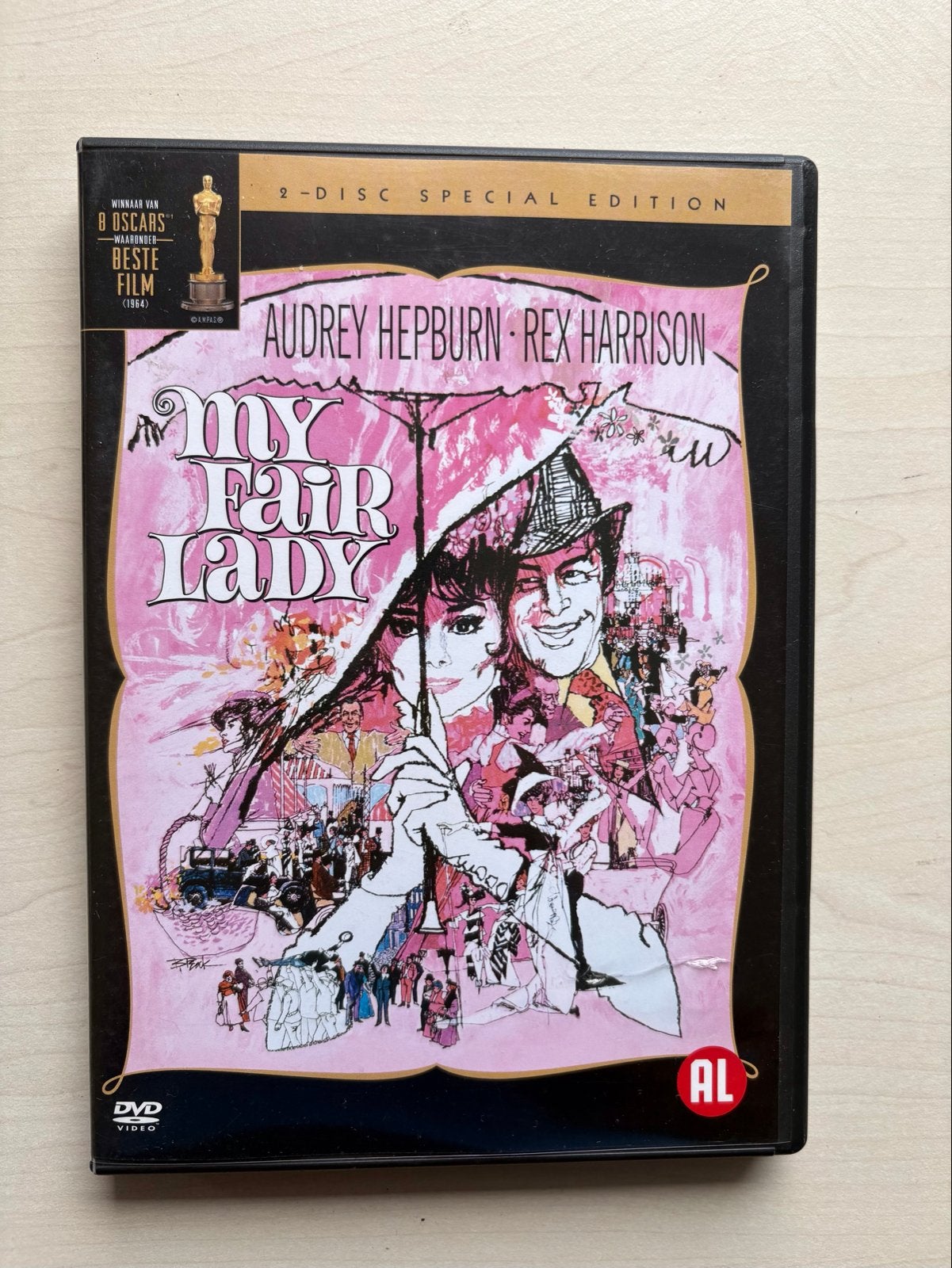 My Fair Lady DVD - 2-Disc Special Edition (Audrey Hepburn), Alle leeftijden, Ophalen of Verzenden, Gebruikt, Historisch of Kostuumdrama