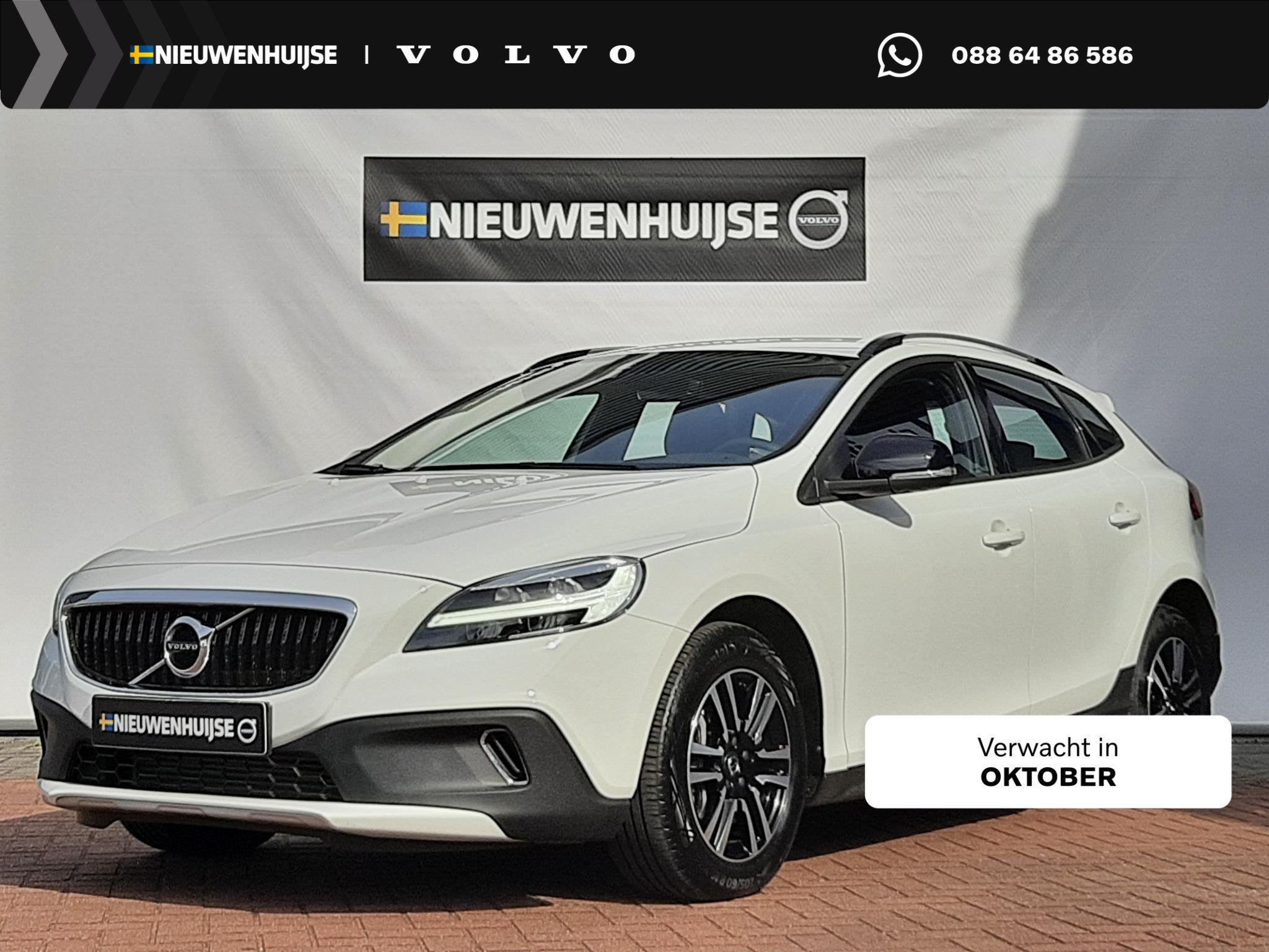 Volvo V40 Cross Country 1.5 T3 Edition+ | Trekhaak | Achteru, Auto's, Euro 6, 4 cilinders, Leder en Stof, Wit