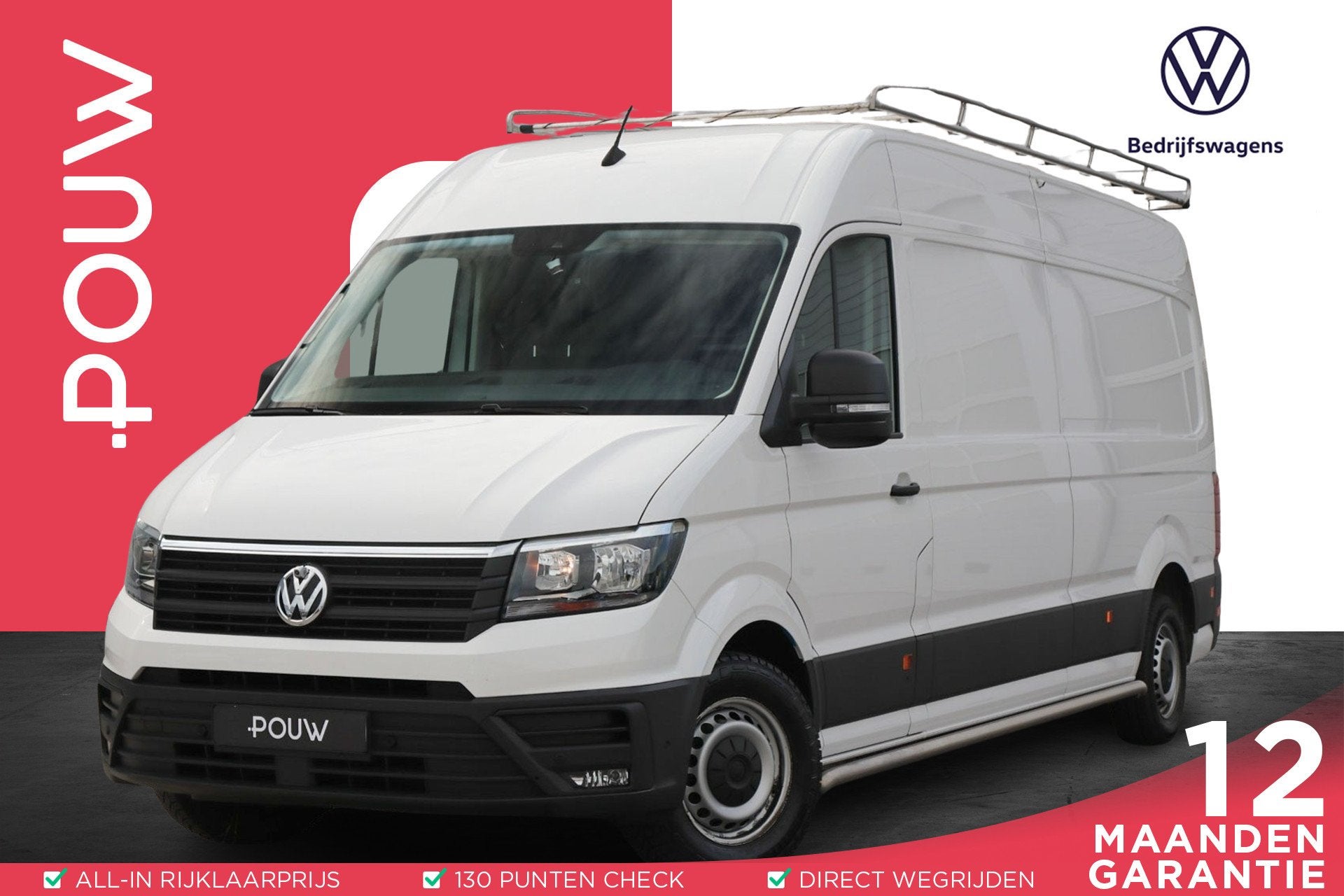 Volkswagen Crafter 35 2.0 TDI 140pk L4H3 Highline EURO VI |, 12 maanden, Stof, Gebruikt, 4 cilinders