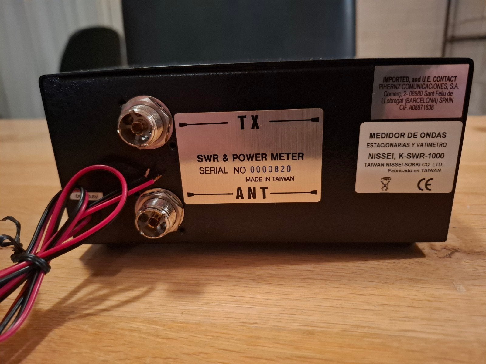 Nissei K-SWR-1000 SWR & Power Meter – Compleet met doos., Ophalen of Verzenden, Zo goed als nieuw
