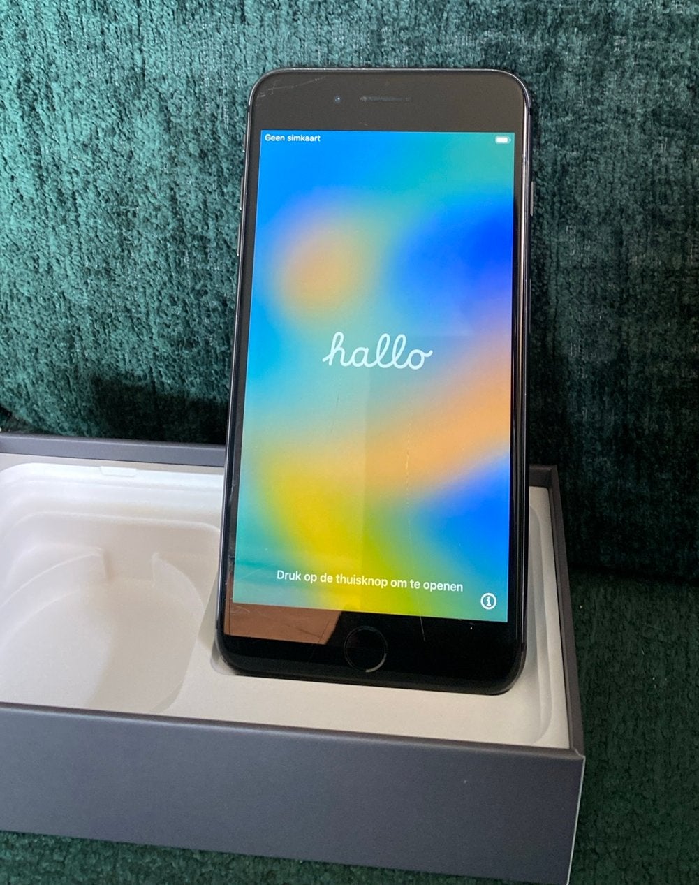 Iphone 8 plus space grey, Telecommunicatie, Mobiele telefoons | Apple iPhone, Gebruikt, IPhone 8 Plus, Ophalen of Verzenden, 64 GB