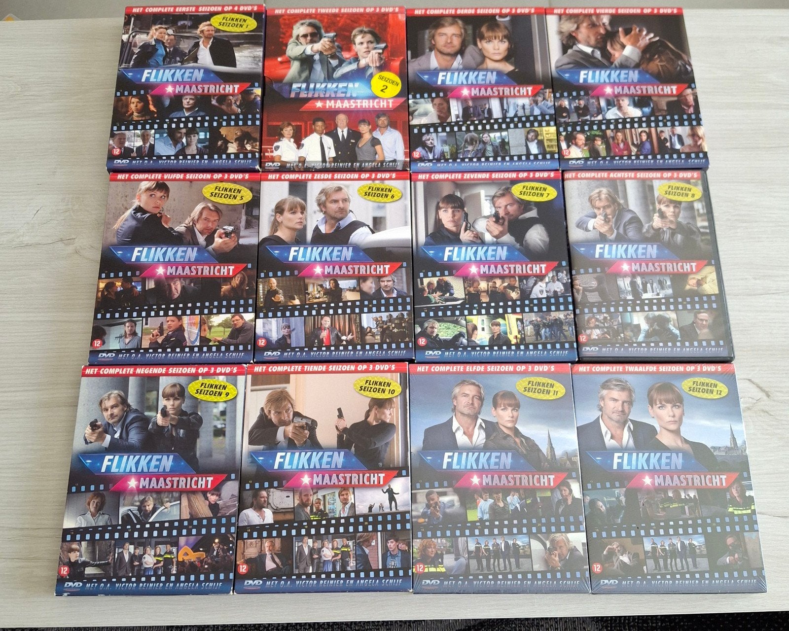 dvd collectie flikken maastricht seizoenen 1 tot 12, Vanaf 12 jaar, Ophalen of Verzenden, Zo goed als nieuw