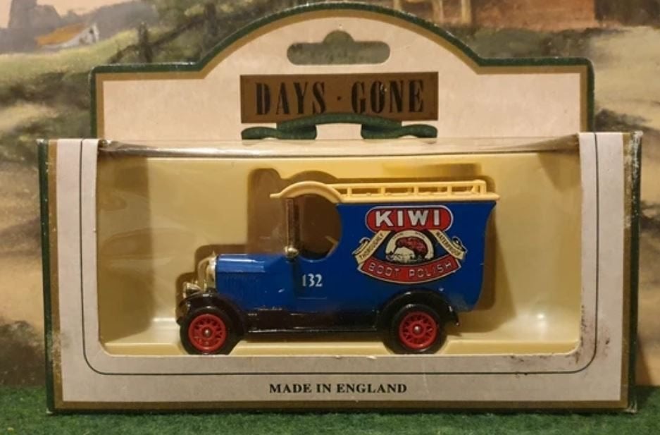 Days Gone Kiwi Boot Polish bestelwagen modelauto, Ophalen of Verzenden, Nieuw, Overige typen