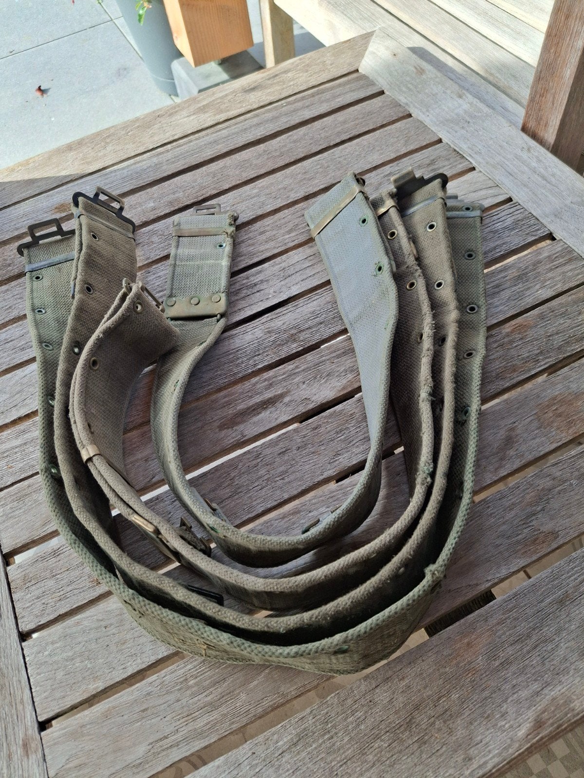 4xkoppelriemen leger, Ophalen of Verzenden, Landmacht, Nederland