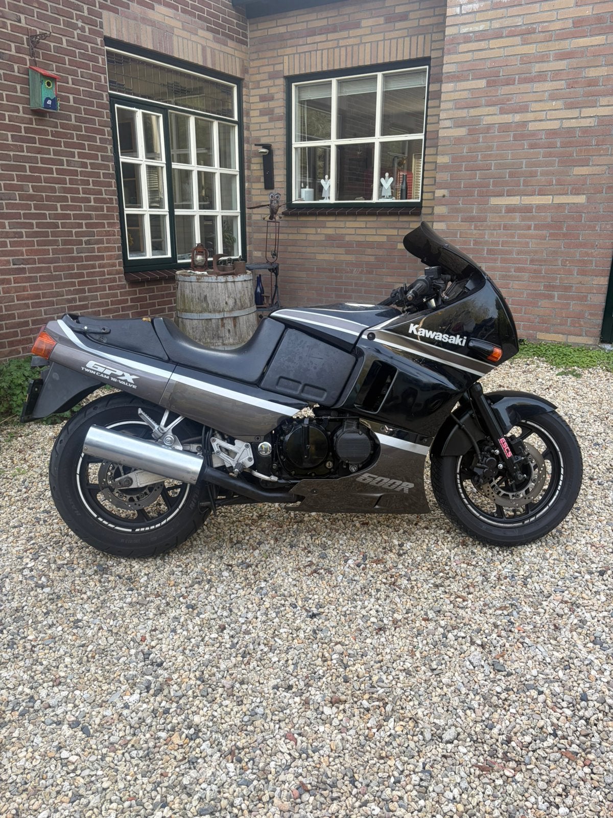 Kawasaki GPX600R zwart met 38000km voor onderdelen, Motoren, Sportuitlaat, Kawasaki, 4 cilinders, Sport