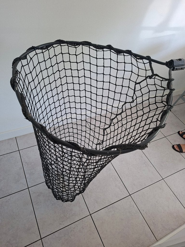 Groot snoek net, rubber ge-coat., Watersport en Boten, Ophalen, Gebruikt, Overige typen