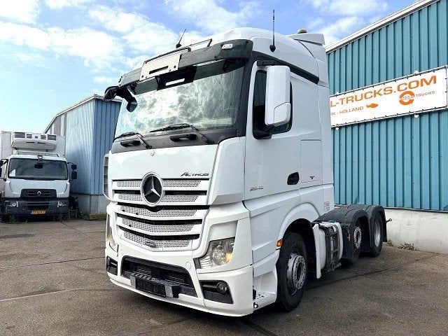 Mercedes-Benz Actros 2545 LS STREAMSPACE 6x2 (TELLIGENT AUTO, Auto's, Vrachtwagens, Automaat, Euro 6, Stoelverwarming, Wit