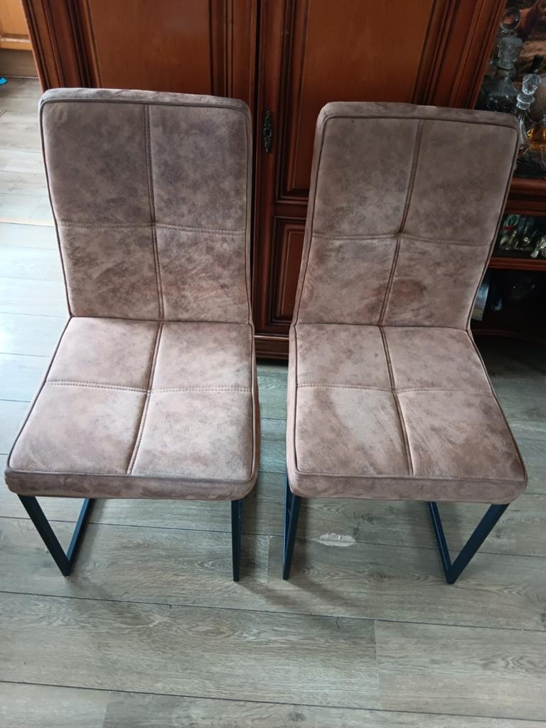 De Bommel eetkamerstoelen - Set van 2, Ophalen, Gebruikt, Twee, Stof