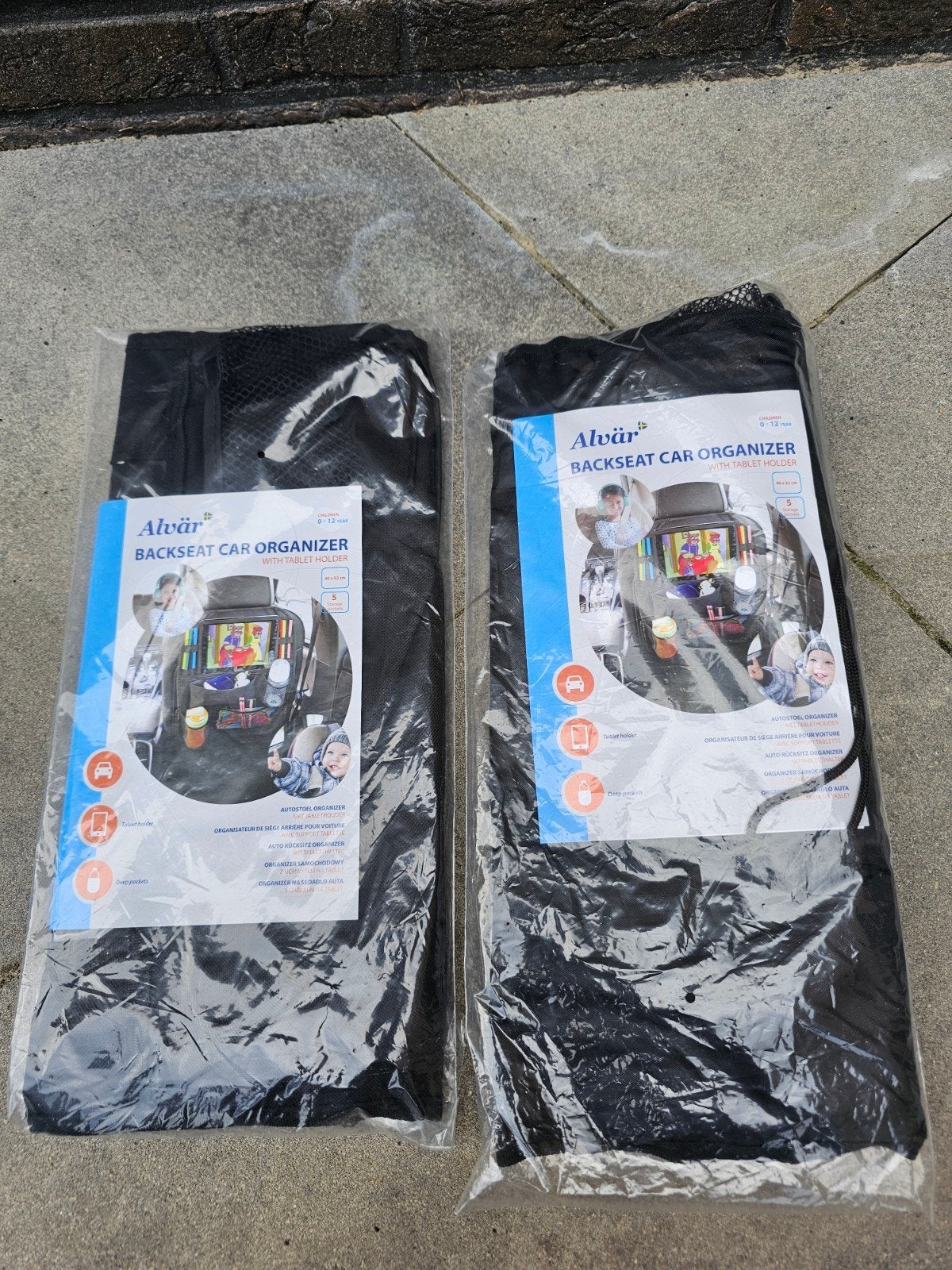 2x Alvär Auto Organizer met Tablethouder - Nieuw, Ophalen