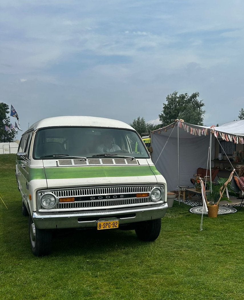 Belastingvrije Dodge Xplorer Camper uit 1977, Auto's, Oldtimers, Automaat, Overige carrosserieën, Particulier, Dodge
