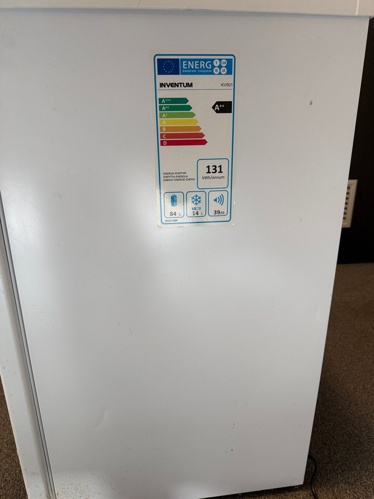 Inventum tafelmodel koelkast met vrieser