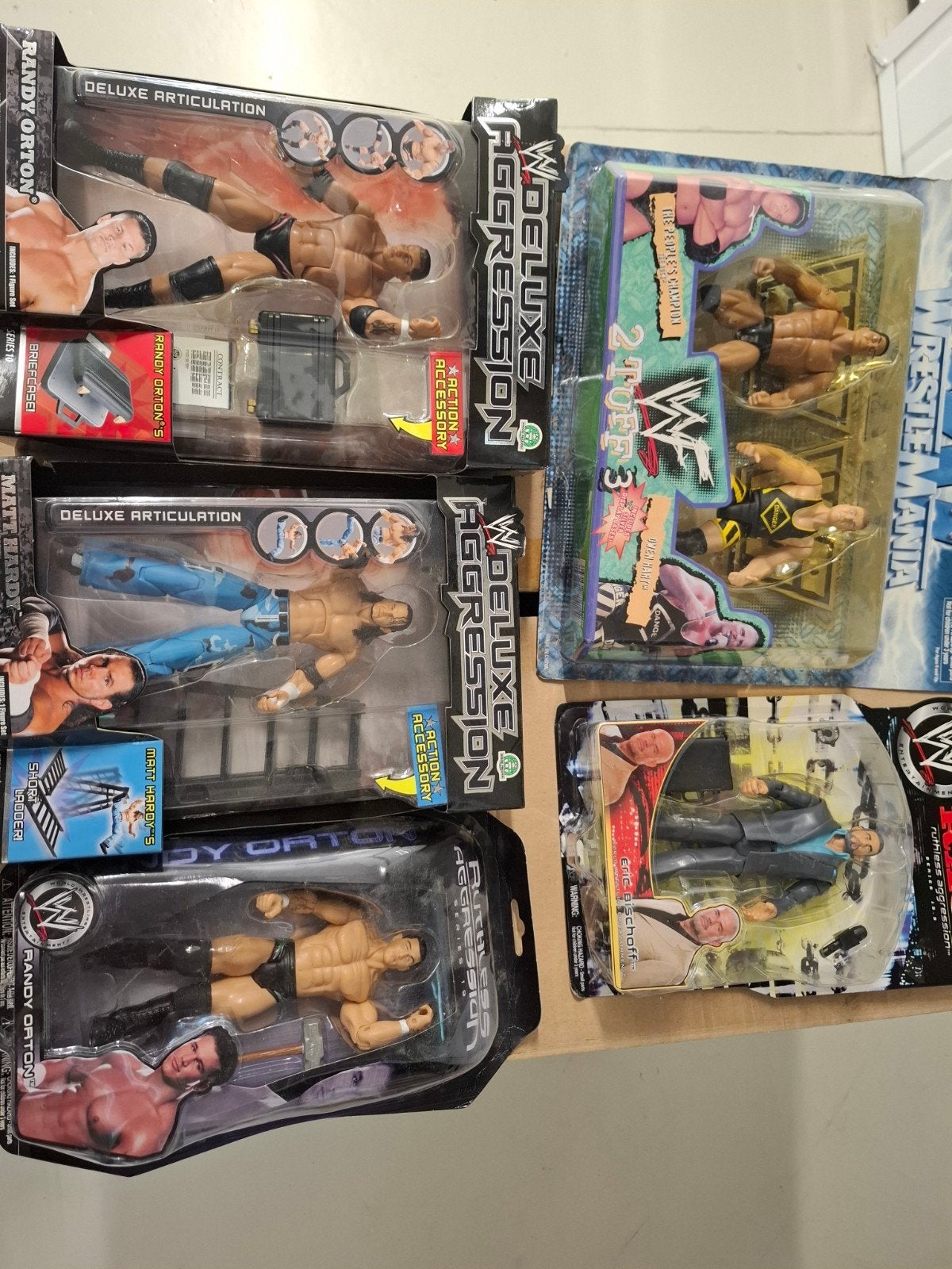 WWE Deluxe Aggression Actiefiguren - Randy Orton, Matt Hardy, Ophalen of Verzenden