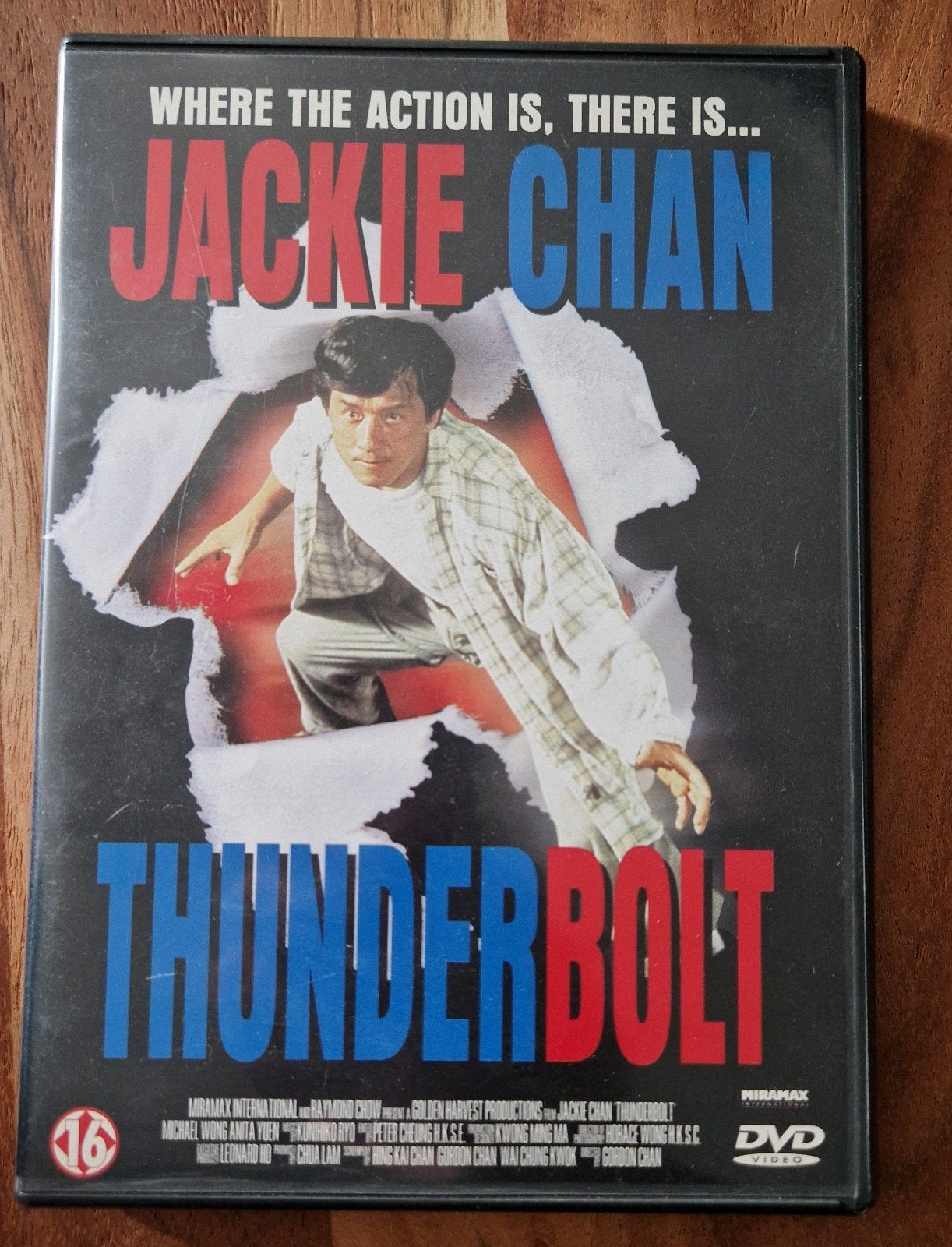 Jackie Chan Thunderbolt DVD - Actie en Martial Arts, Gebruikt, Vanaf 16 jaar, Nederlands, Actie