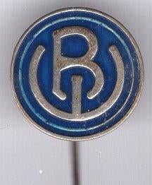 Blauw - Wit Eindhoven zilverkl. voetbal speldje ( Z_006a ), Verzenden, Nieuw, Sport, Speldje of Pin