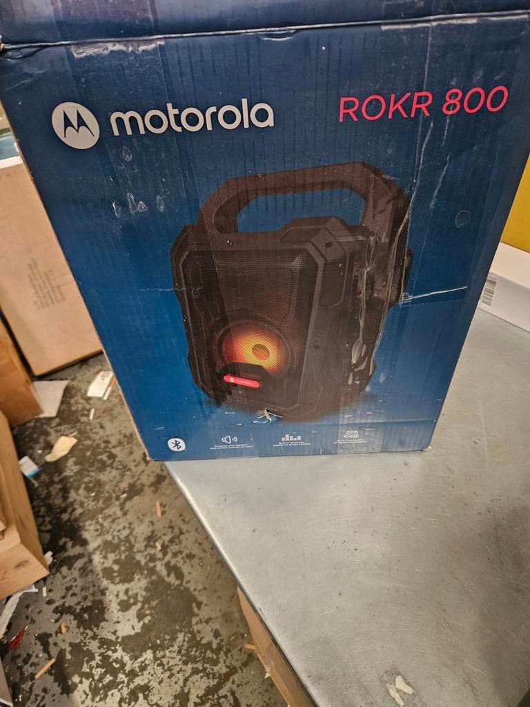 Motorola ROKR 800 Boombox met doosschade - Nieuwstaat, Ophalen