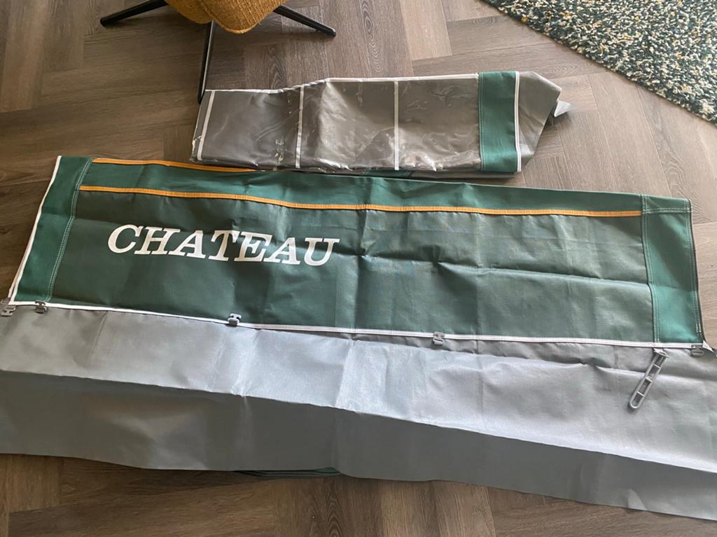 Caravanluifel Chateau 430/Homecar 43 zonder stokken, Caravans en Kamperen, Caravan accessoires, Ophalen