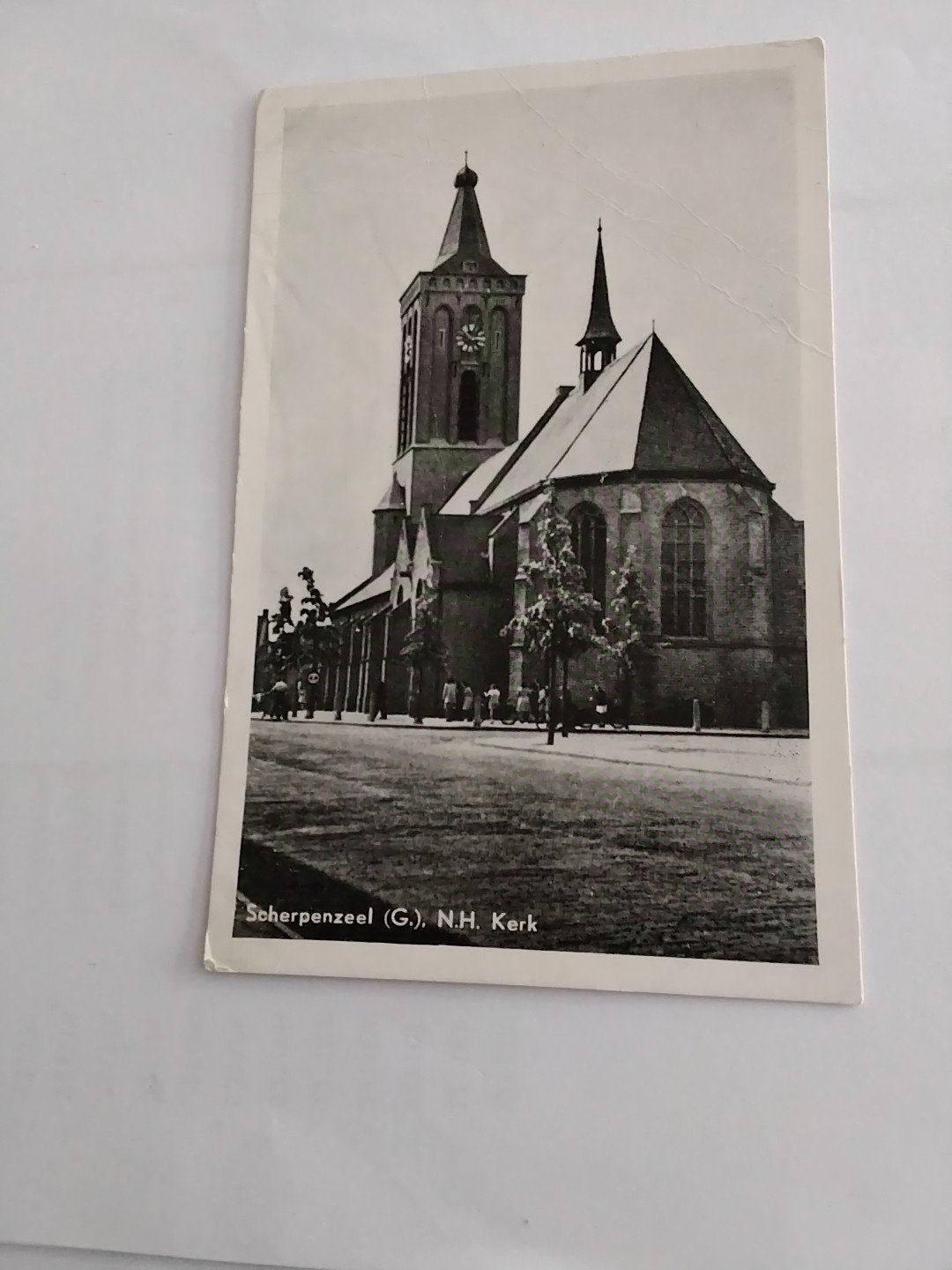 Oude Ansichtkaart Scherpenzeel (G.), N.H. Kerk, Ophalen of Verzenden, 1920 tot 1940, Ongelopen, Gelderland