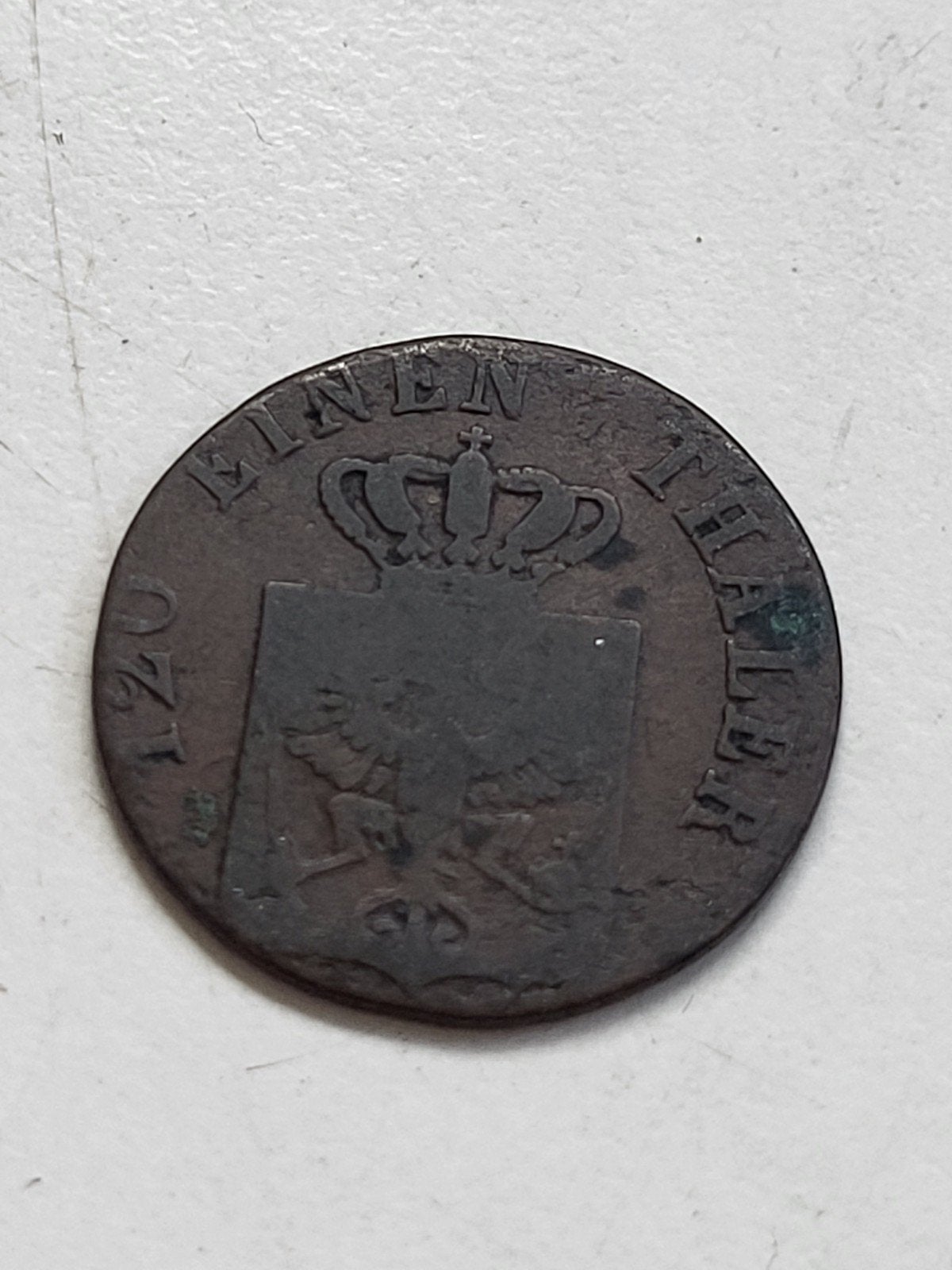 Pruisen 3 penning 120 einen Thaler 1831 Duitsland, Ophalen of Verzenden, Overige landen