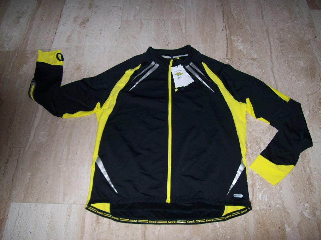 Nieuwe Jersey van santic zwart/geel maat S, M, XL, Heren, Santic, Nieuw, Ophalen of Verzenden