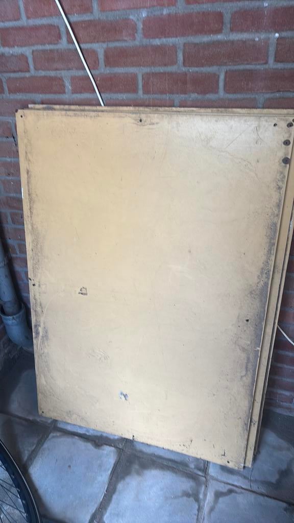 4 stuks trespa, Doe-het-zelf en Verbouw, Platen en Panelen, Ophalen, Zo goed als nieuw