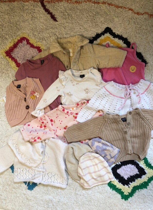 Babykleding en mutsjes maat 50/56, Kinderen en Baby's, Babykleding | Baby-kledingpakketten, Ophalen of Verzenden, Zo goed als nieuw