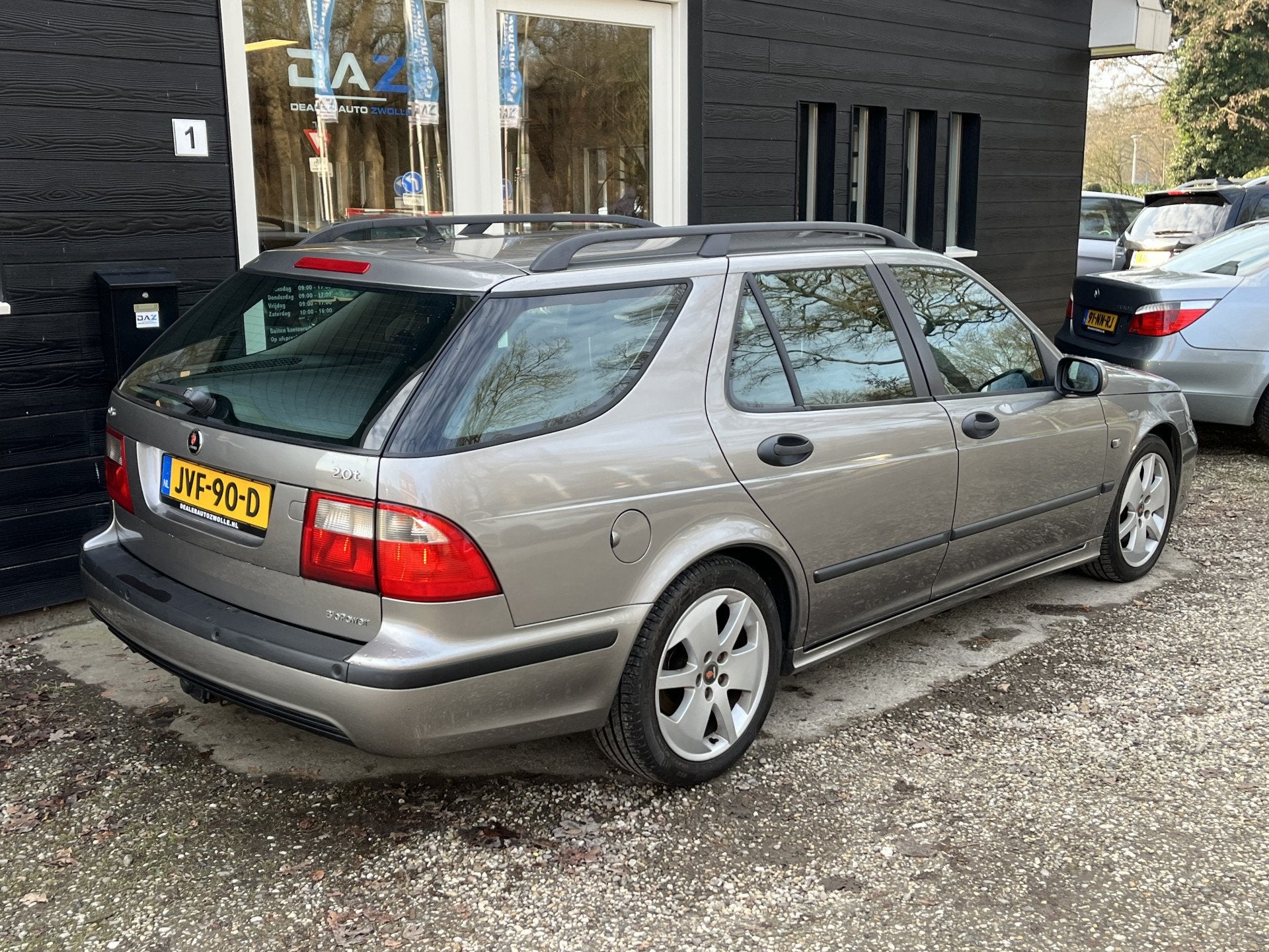 Saab 9-5 Estate 2.0t Vector Ecc/Audio/Pdc/Lm/Youngtimer!, Auto's, Voorwielaandrijving, Zwart, 4 cilinders, 150 pk