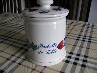 Boerenbont voorraadpot Poubelle de Table Boerenbond, Gebruikt, Ophalen of Verzenden, Royal Boch, Aardewerk