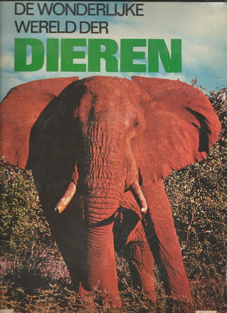 Plaatjesalbum  De wonderlijke Wereld der Dieren compleet, Boeken, Ophalen of Verzenden, Gelezen, Drs  D. Dekker, Plaatjesalbum