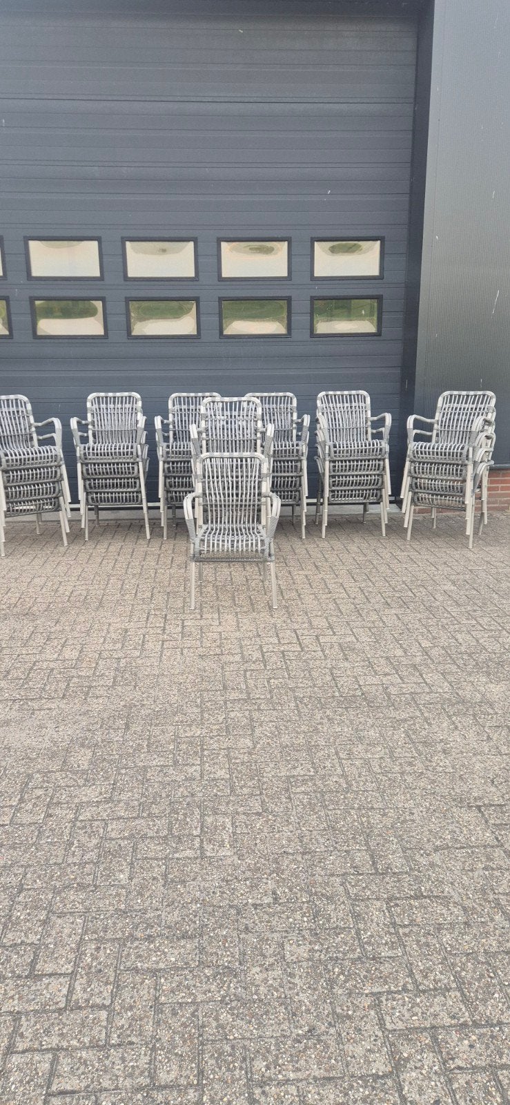 Terrasstoelen horeca restaurant buitenstoelen, Tuin en Terras, Ophalen, Overige materialen, Geen, Zo goed als nieuw