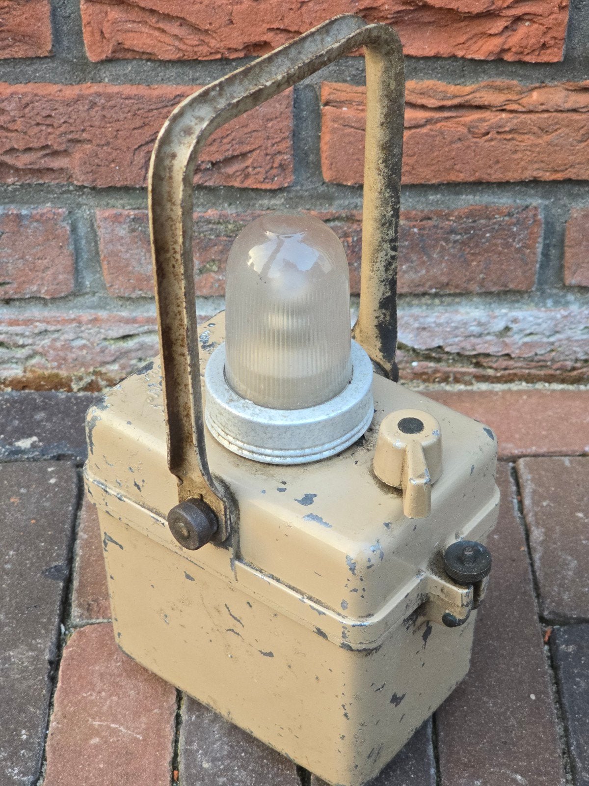Antieke Wonder spoorweglamp type "TIFON" €35, Ophalen of Verzenden, Gebruikt, Trein, Overige typen