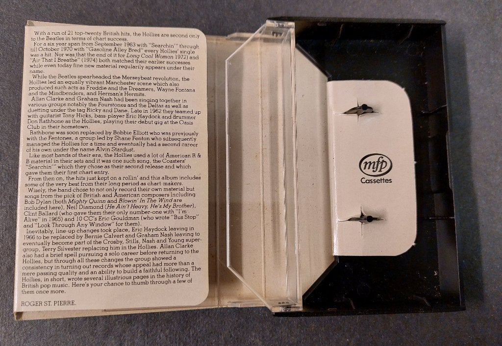 The Hollies CASSETTE Best Of Long Cool Woman cardcover, Gebruikt, The Hollies, 1 bandje, Ophalen of Verzenden