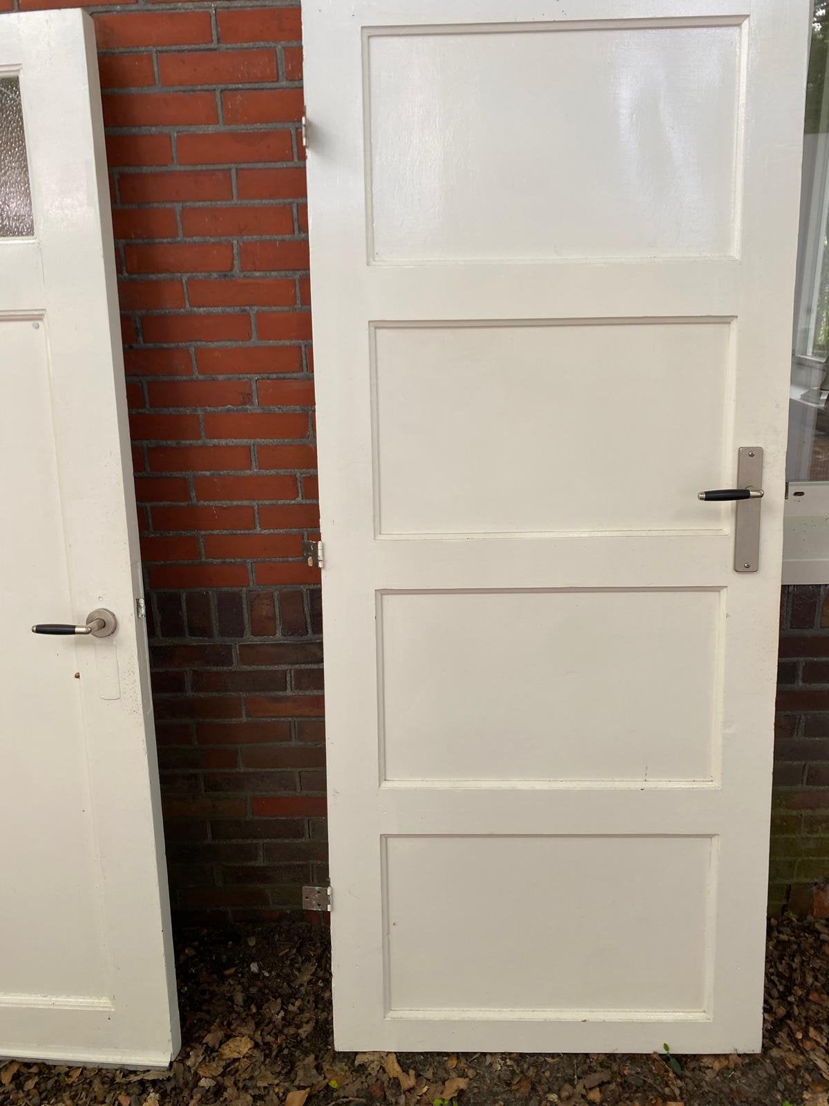 Jaren 30 paneel deur, Ophalen, Gebruikt, 80 tot 100 cm, Binnendeur