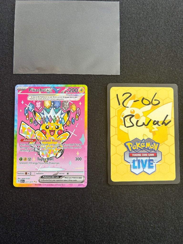 Ascended Heroes Pikachu EX 277/217, Ophalen of Verzenden