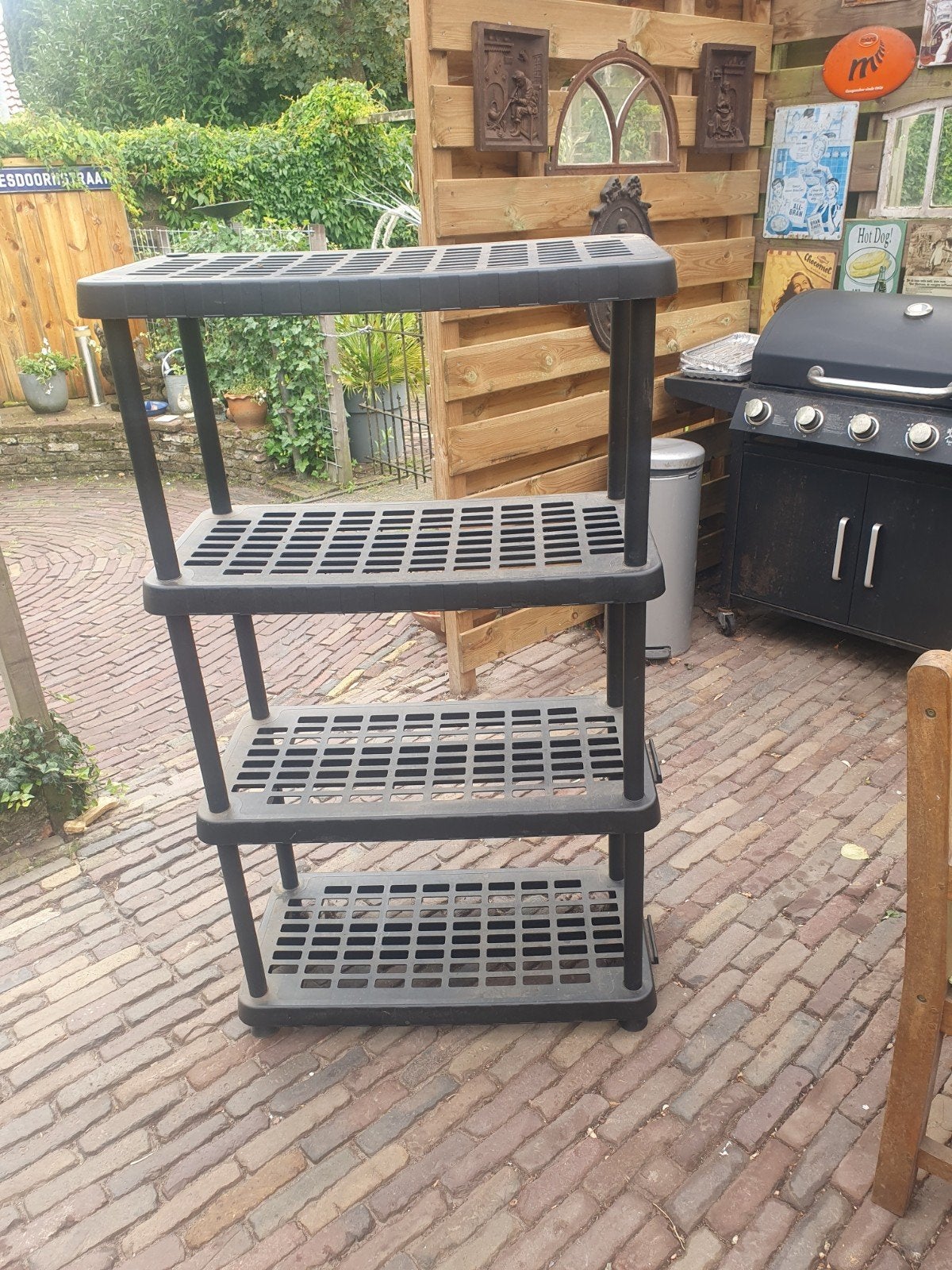 Kunststof stellingkast - 135x80x40 cm, Ophalen, Gebruikt