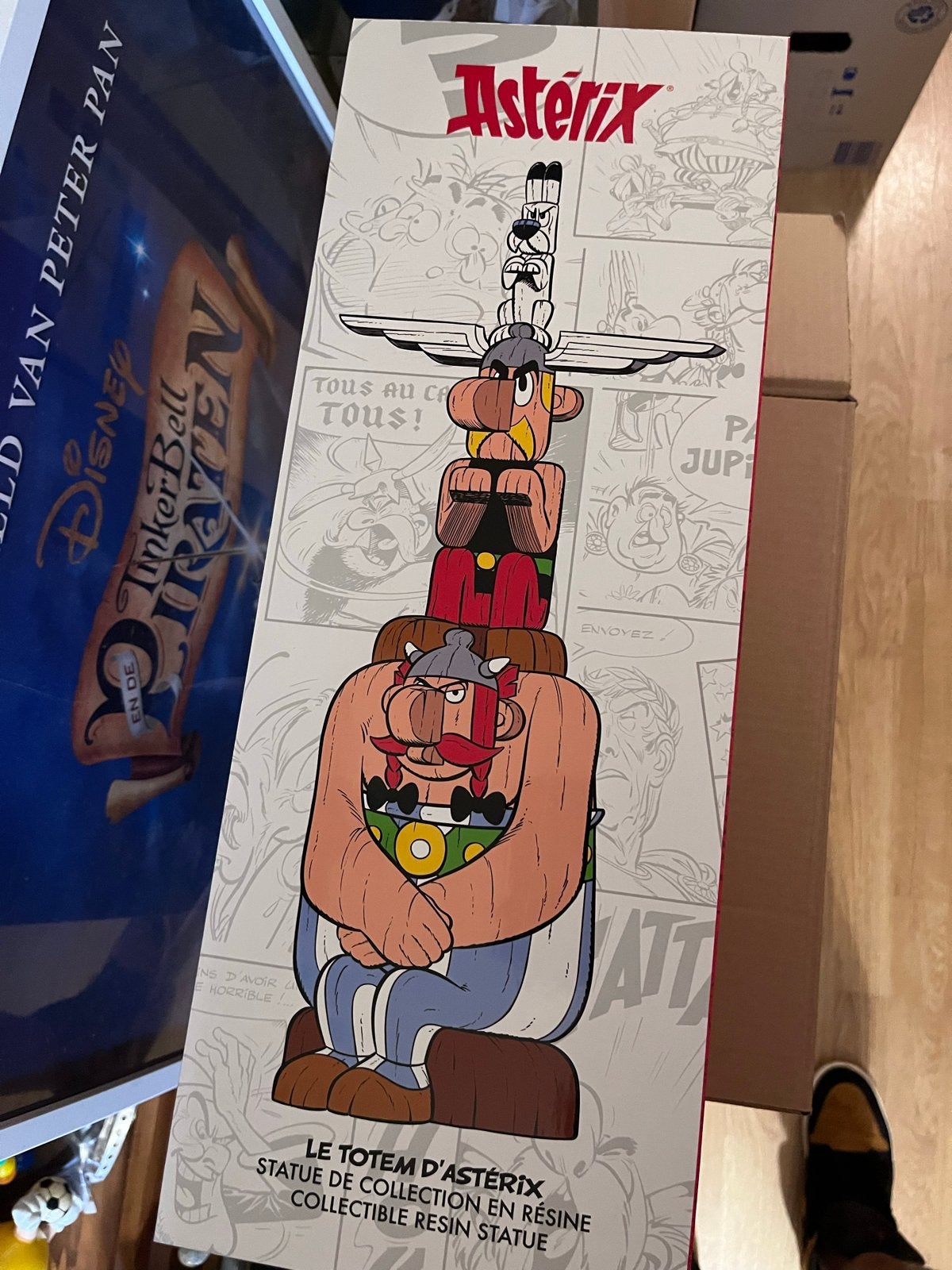 Asterix Obelix Totem Beeld Collectible Resin Statue, Verzamelen, Poppetjes en Figuurtjes, Ophalen, Nieuw